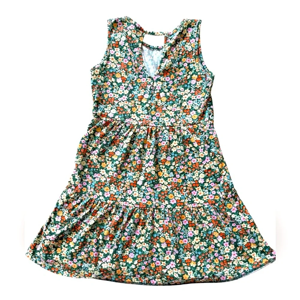 Old Navy Sleeveless Tiered Floral Dress